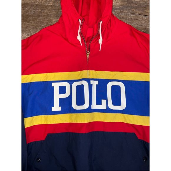 Polo Logo Unisex Rare Windbreaker Jacket - Picture 2 of 9